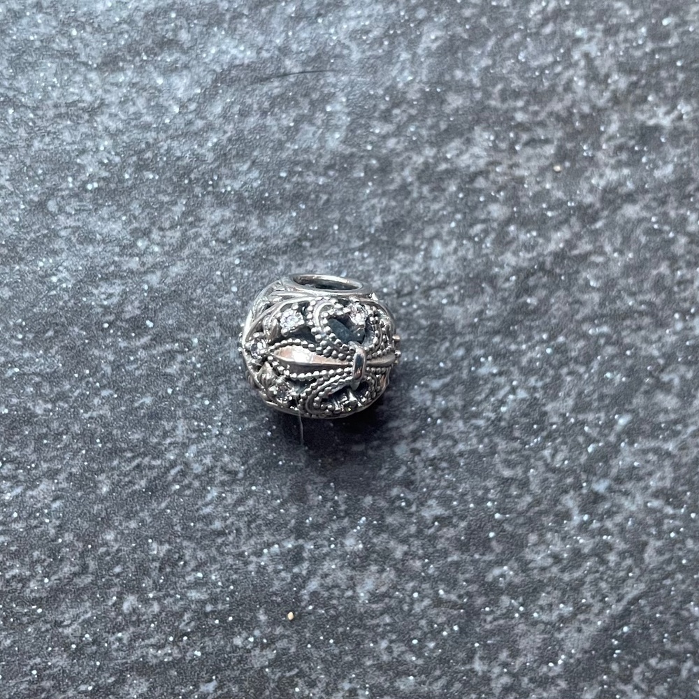 Pandora Charm -  Fleur de Lis Openwork